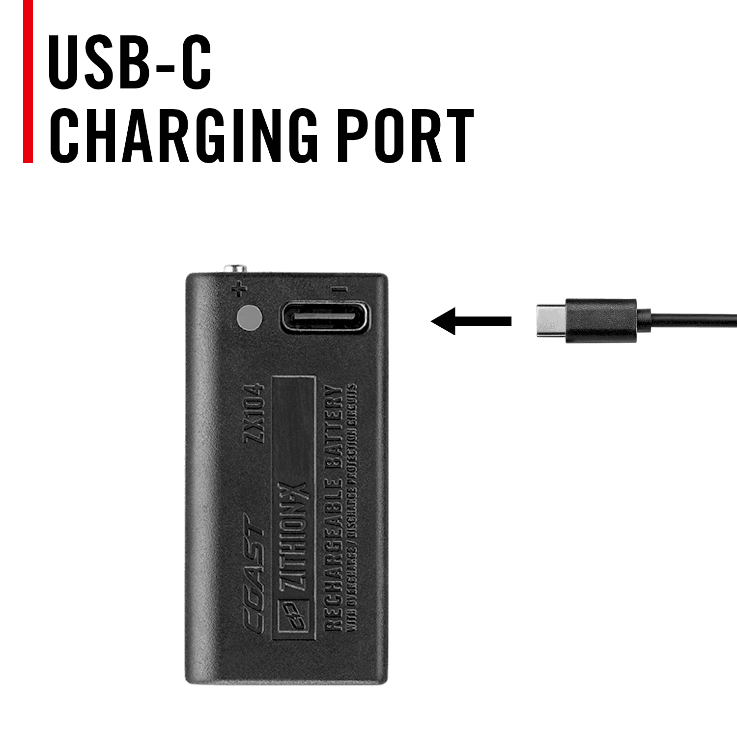 ZX104 Rechargeable Battery | COAST: Innovative LED Flashlights and ZX104 Rechargeable Battery | COAST: Innovative LED Flashlights and