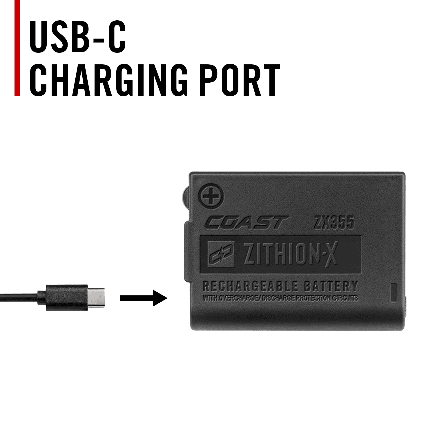 ZX355 Rechargeable Battery | COAST: Innovative LED Flashlights and ZX355 Rechargeable Battery | COAST: Innovative LED Flashlights and