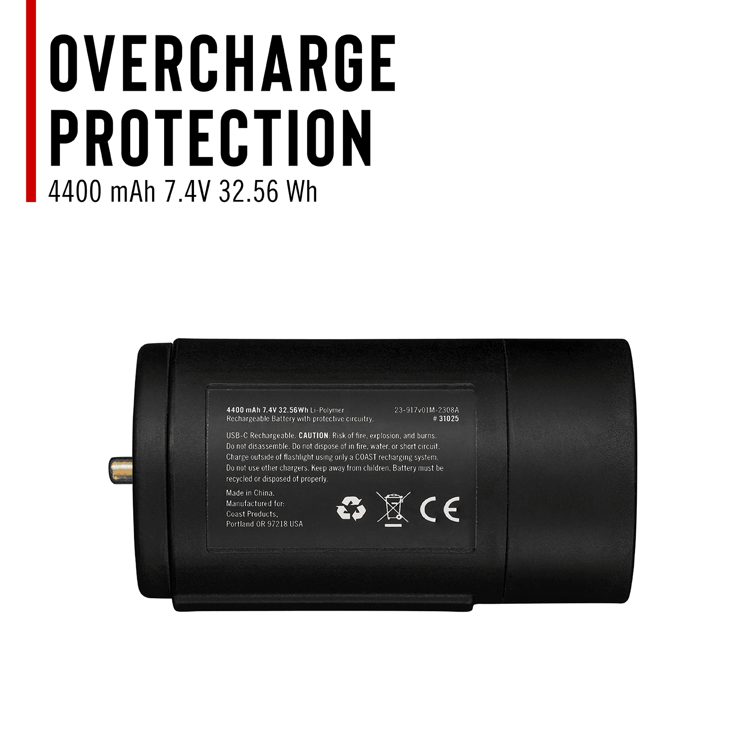 ZX910 Rechargeable Battery | COAST: Innovative LED Flashlights and ZX910 Rechargeable Battery | COAST: Innovative LED Flashlights and