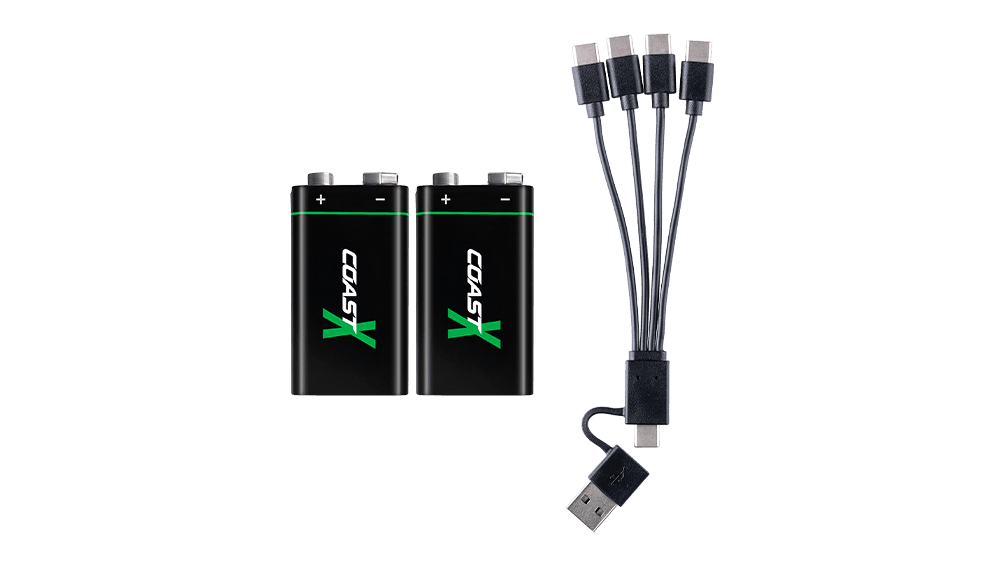 ZITHION-X 9V Rechargeable Batteries | COAST: Innovative LED ZITHION-X 9V Rechargeable Batteries | COAST: Innovative LED