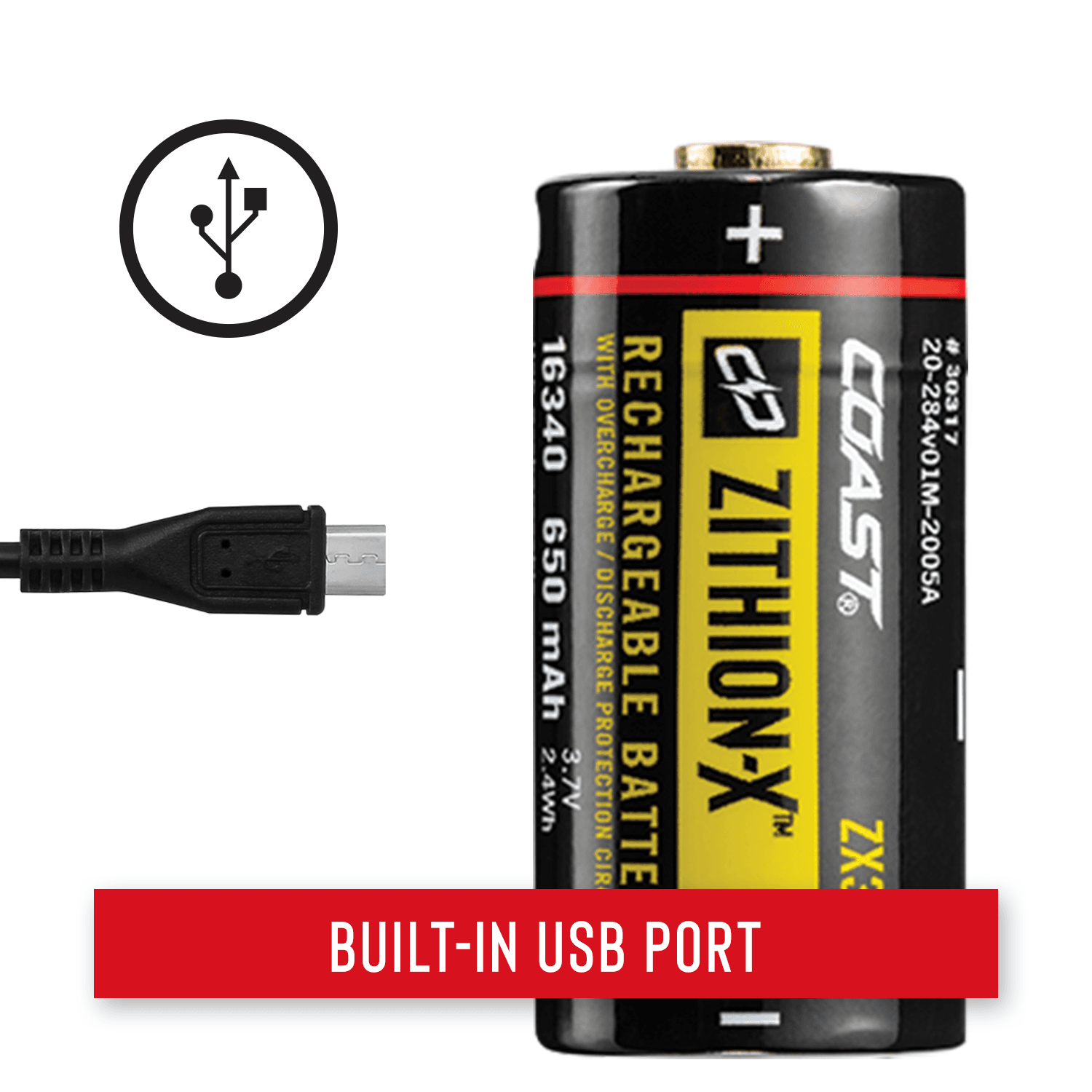 ZX310 Rechargeable Battery | COAST: Innovative LED Flashlights and ZX310 Rechargeable Battery | COAST: Innovative LED Flashlights and