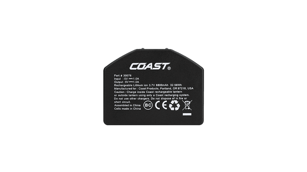 ZX1010 Rechargeable Battery | COAST: Innovative LED ZX1010 Rechargeable Battery | COAST: Innovative LED